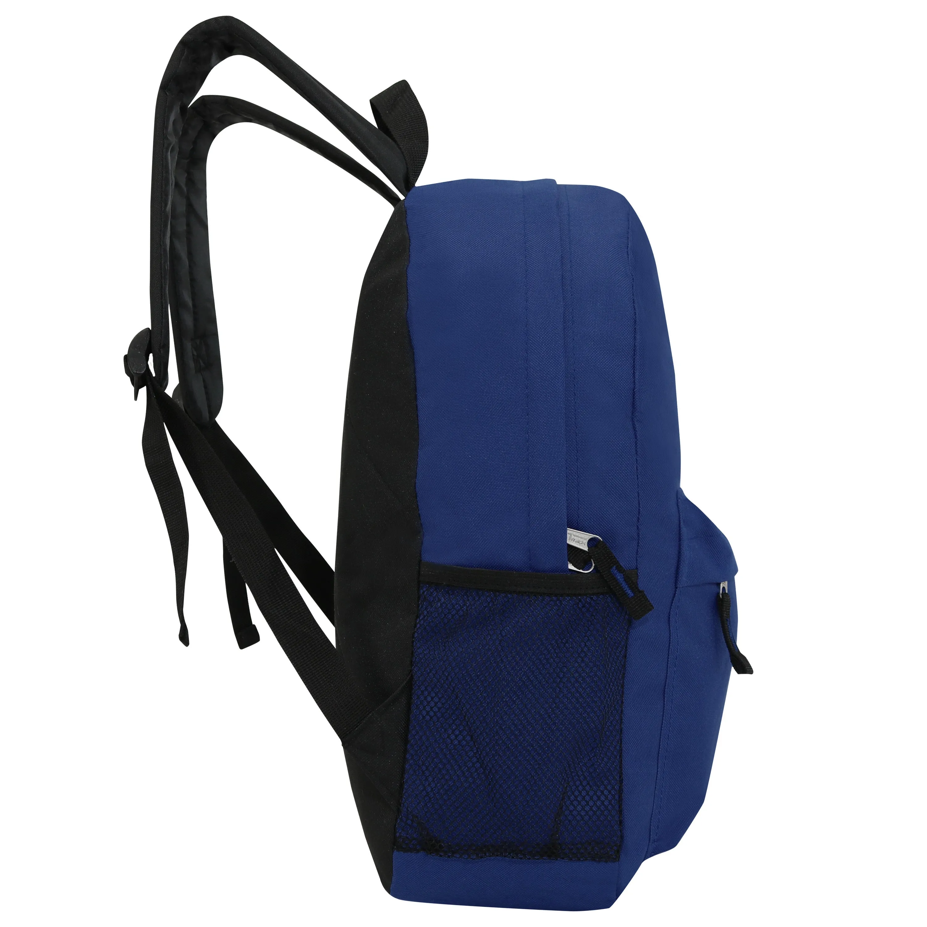 17" Kids Wholesale Backpacks In Navy - Wholesale Case of 24 Bookbags