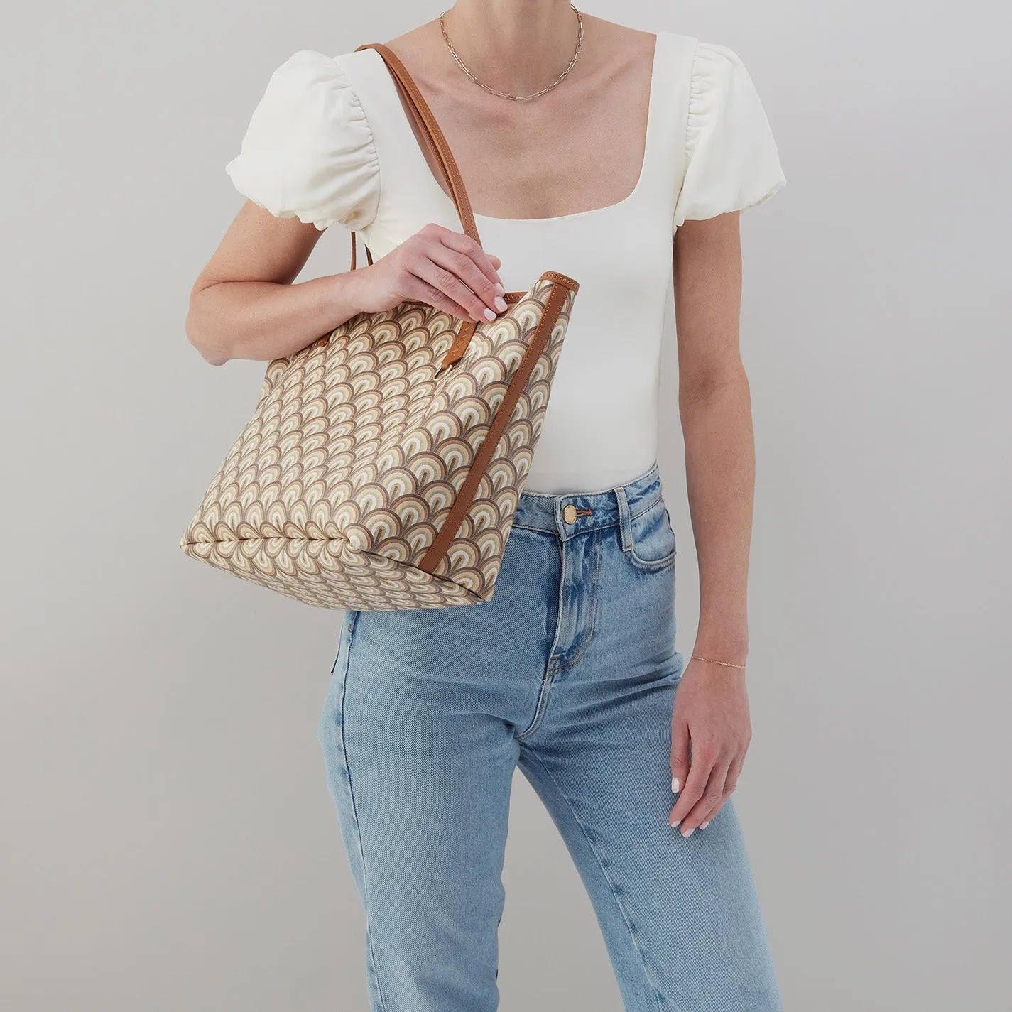 All That Tote In Coated Canvas - Caramel Whip