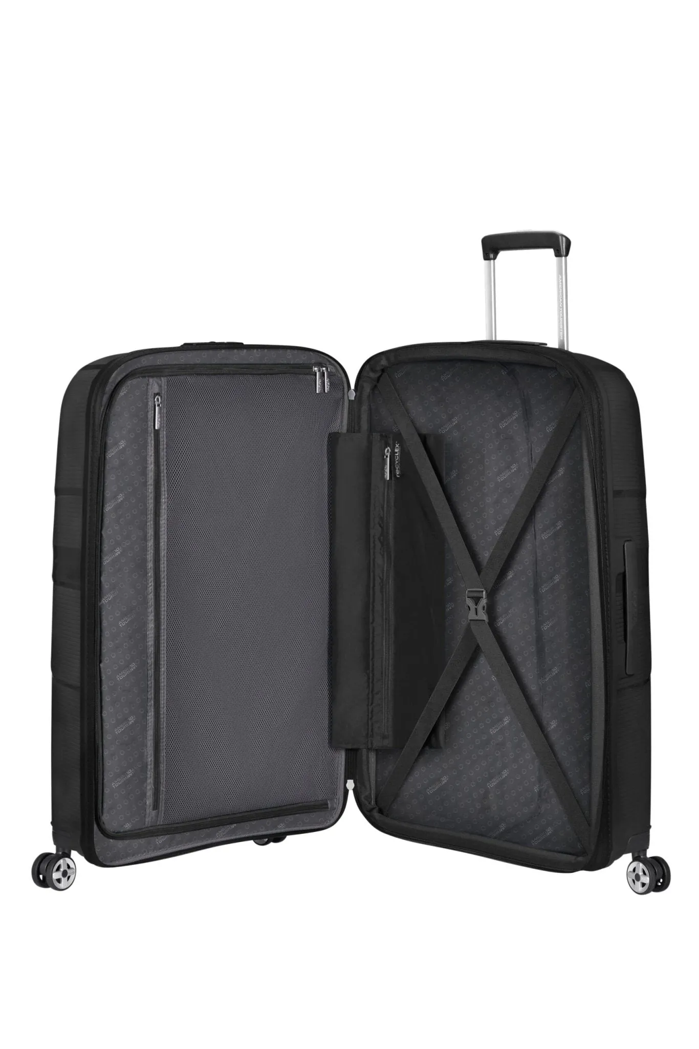 American Tourister Starvibe Expandable 77cm Large Spinner | Black