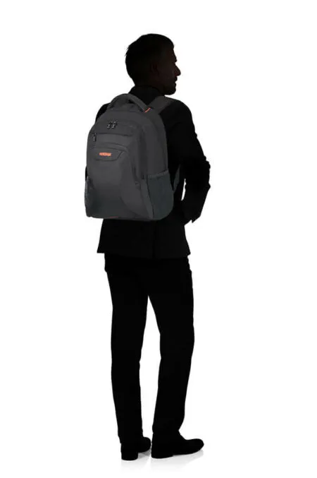 American Tourister Work Laptop Backpack 15.6 | Black/Orange