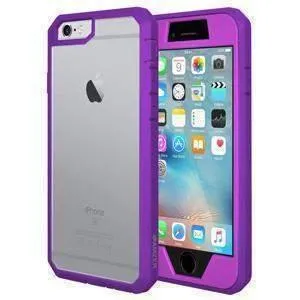 Amzer Full Body Hybrid iPhone 6 Case - Purple