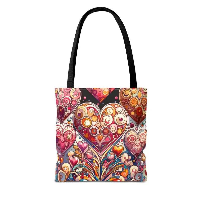 Artful hearts, AOP Tote Bag