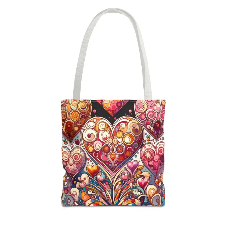 Artful hearts, AOP Tote Bag