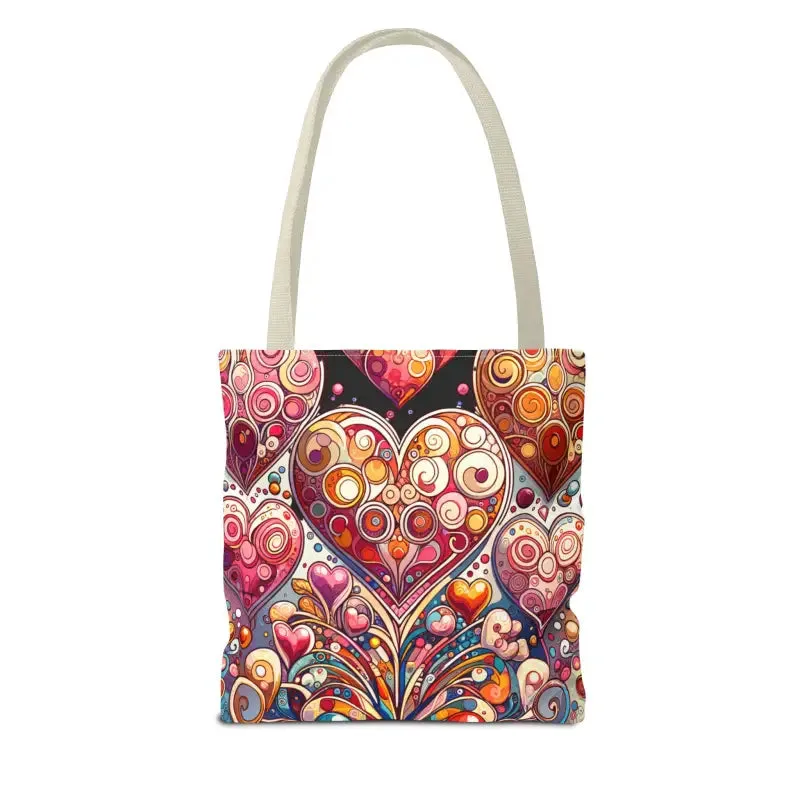 Artful hearts, AOP Tote Bag