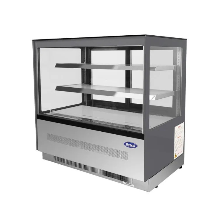 Atosa RDCS-48 47" Straight Glass Floor Refrigerated Bakery Case