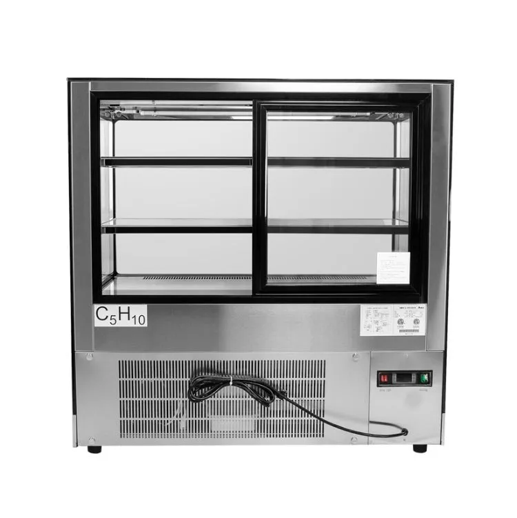 Atosa RDCS-48 47" Straight Glass Floor Refrigerated Bakery Case