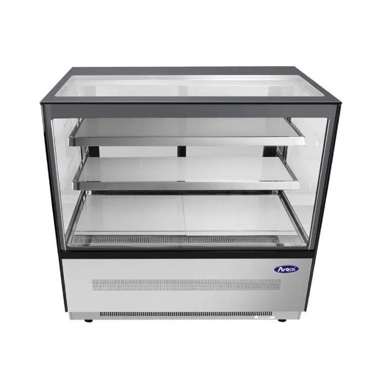 Atosa RDCS-48 47" Straight Glass Floor Refrigerated Bakery Case