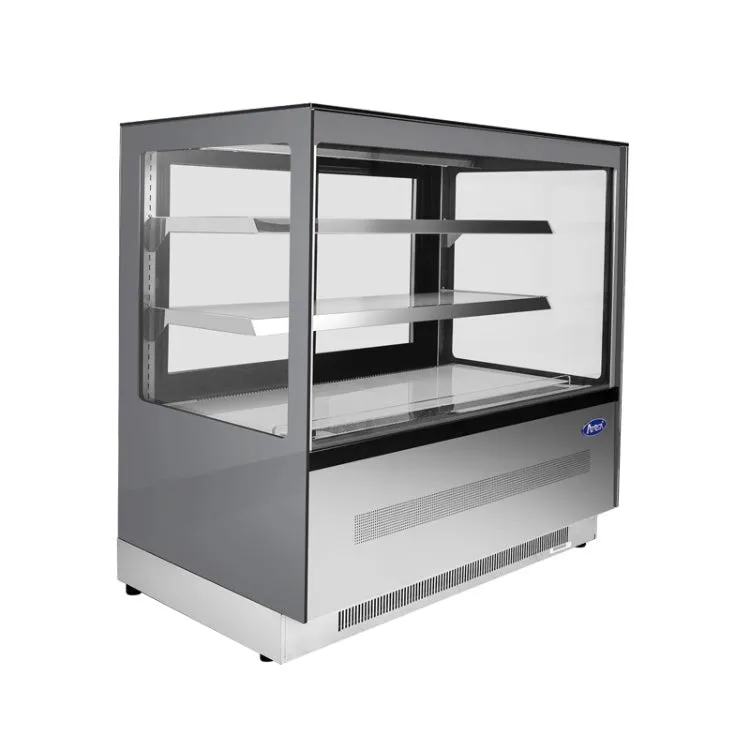 Atosa RDCS-48 47" Straight Glass Floor Refrigerated Bakery Case