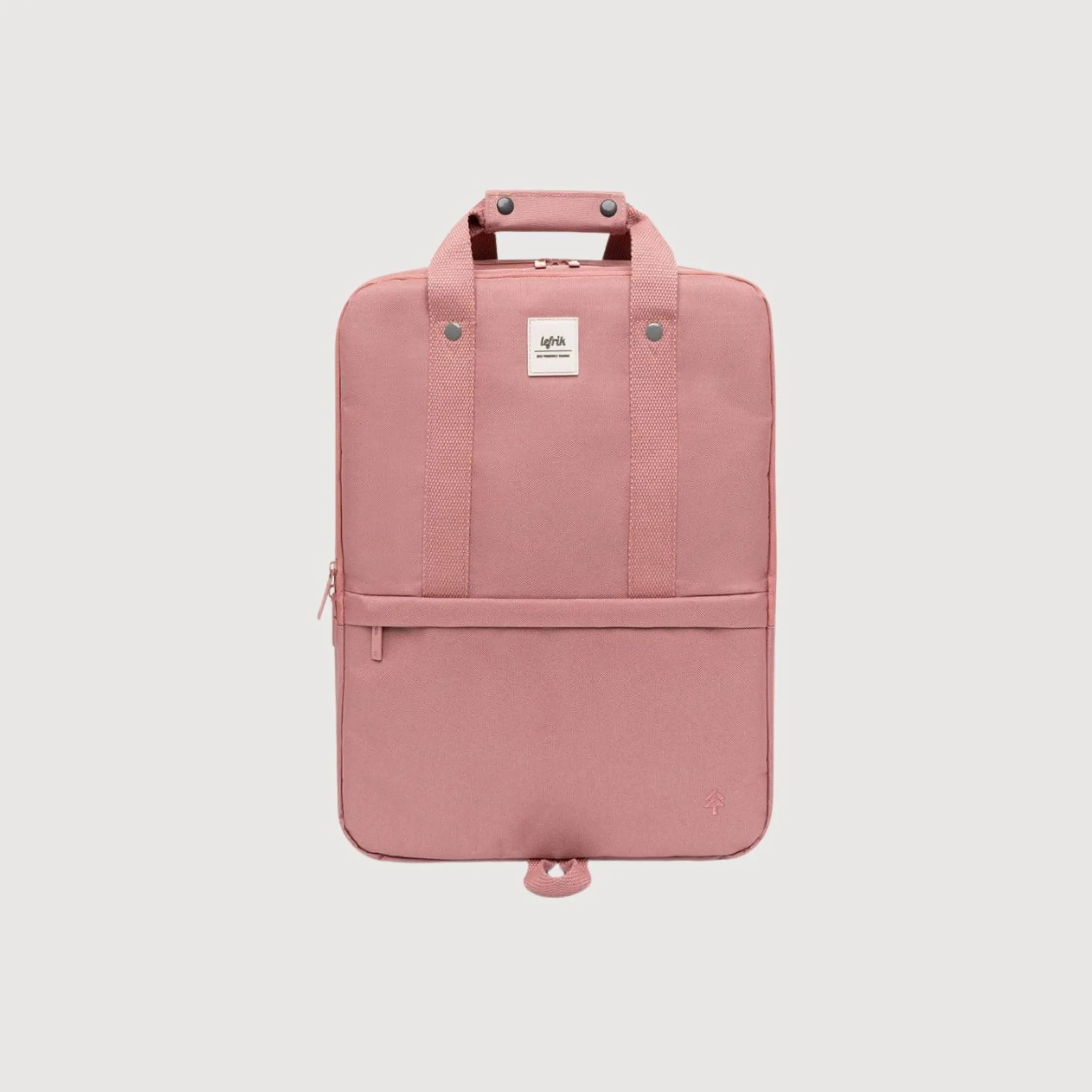 Backpack Laptop Daily 15 Dust Pink In Recycled Polyester I Lefrik