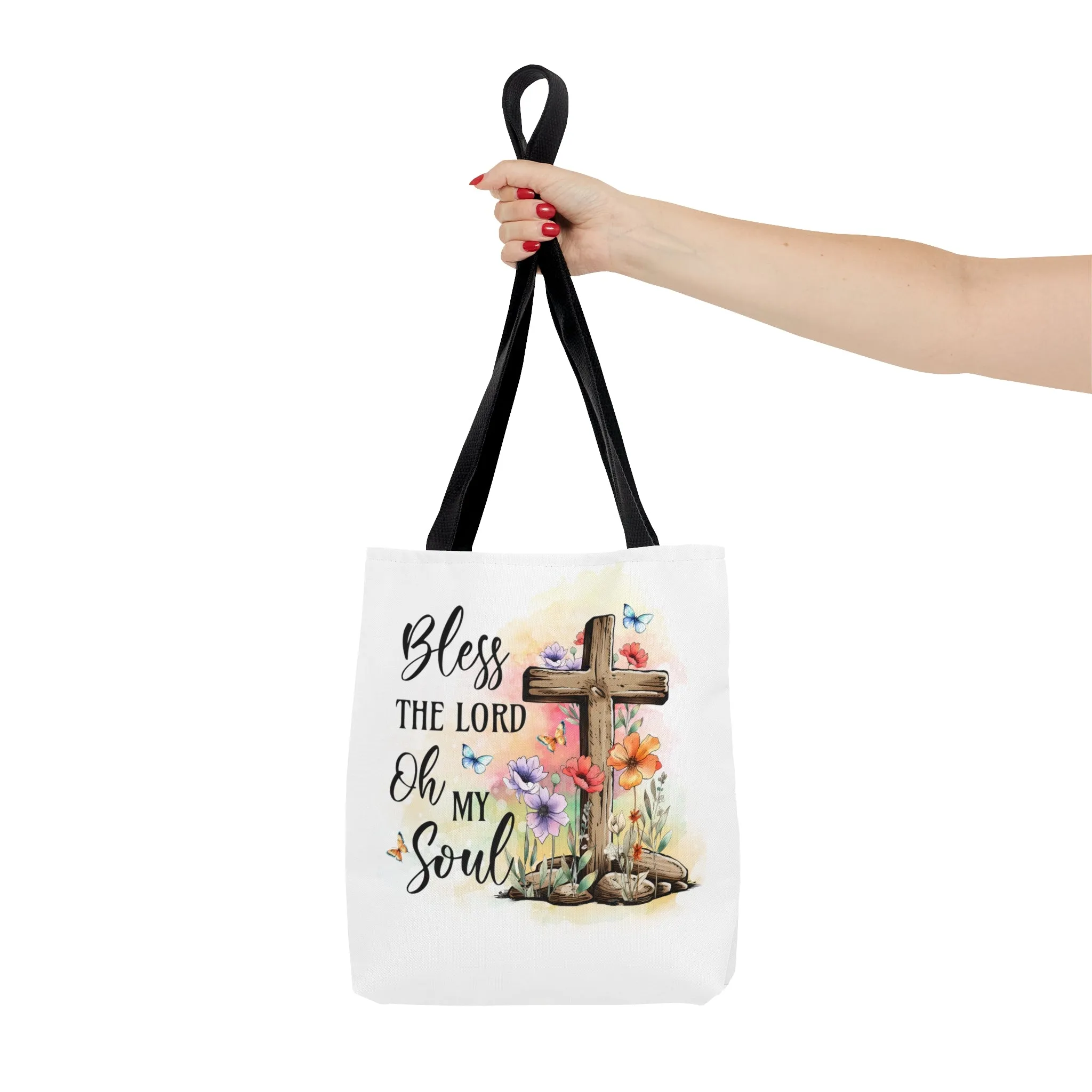 Bless The Lord Religious Tote Bag, Christian Gifts