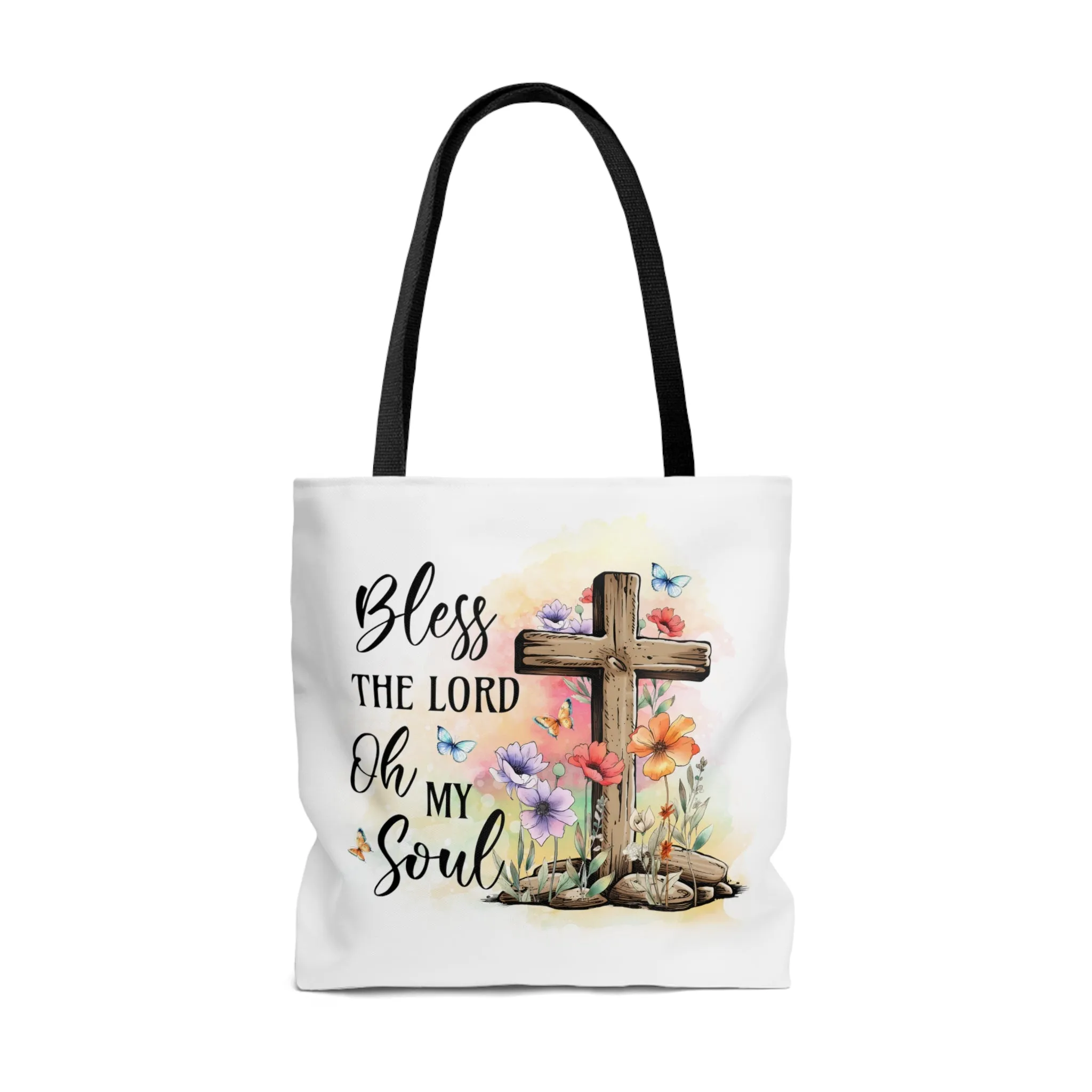 Bless The Lord Religious Tote Bag, Christian Gifts