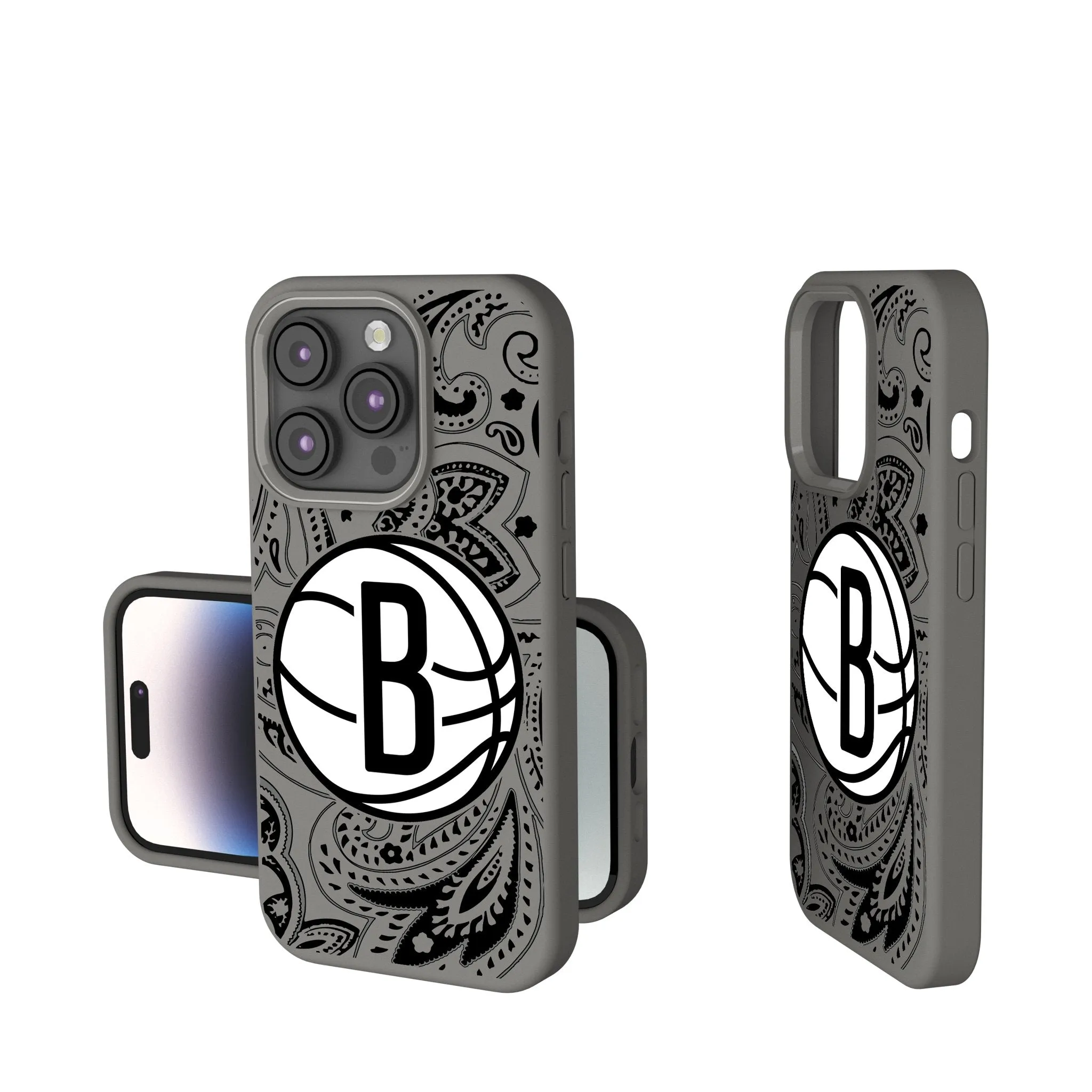 Brooklyn Nets Paisley Soft Touch Phone Case