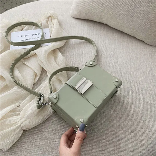 Burminsa Spring Small Box Crossbody Bags For Girls