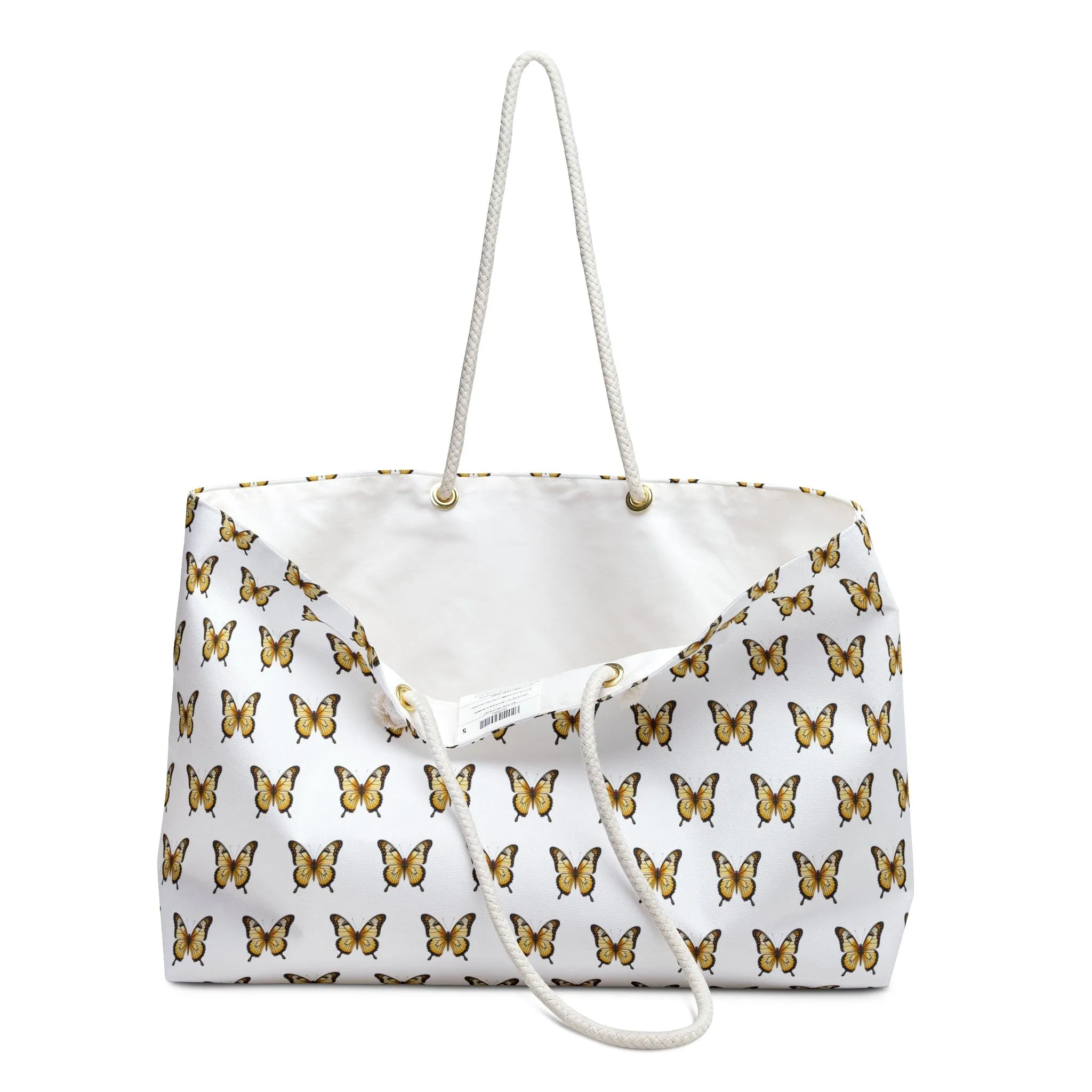 Butterfly Voyageur Opulent Weekender Tote - Redefine Your Travel Elegance