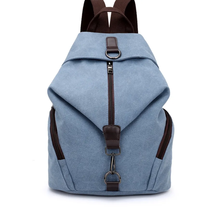 Canvas handbag retro casual college wind backpack fashion Korean handbag casual versatile shoulder bag