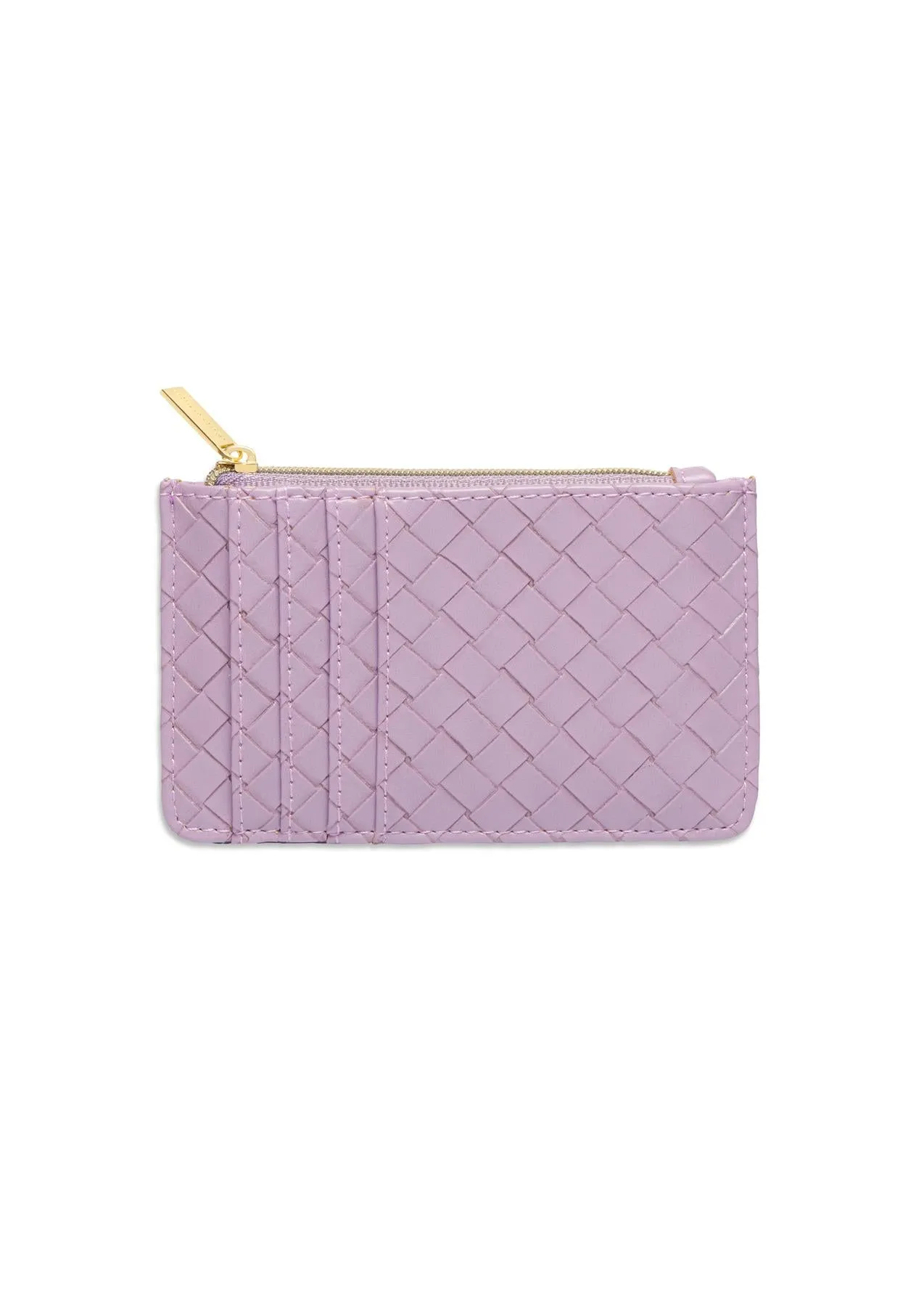 Card Purse - Rectangle - Lilac Weave - 12.5x7.5x0.5cms - Estella Bartlett