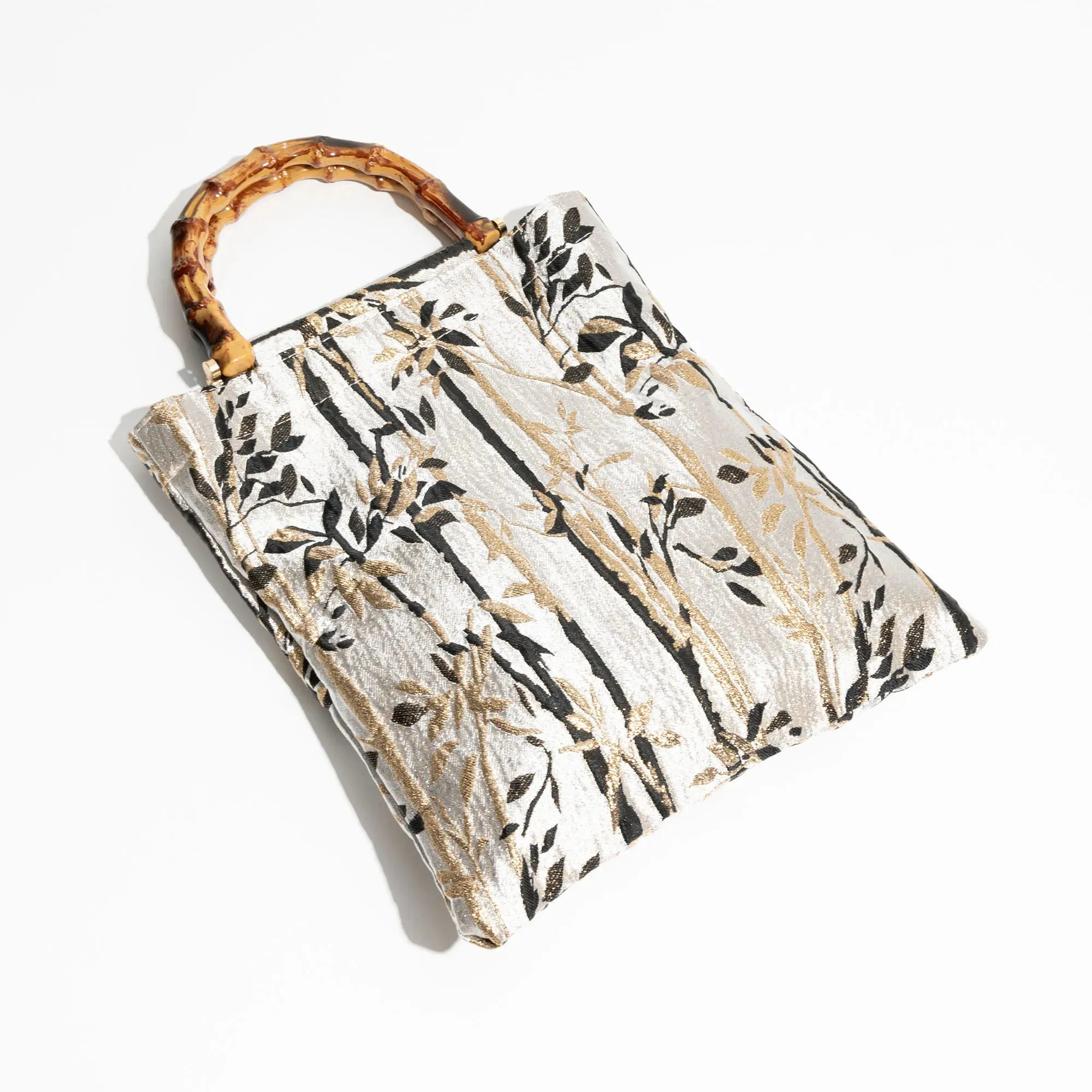 Chic Bamboo Jacquard  Handbag