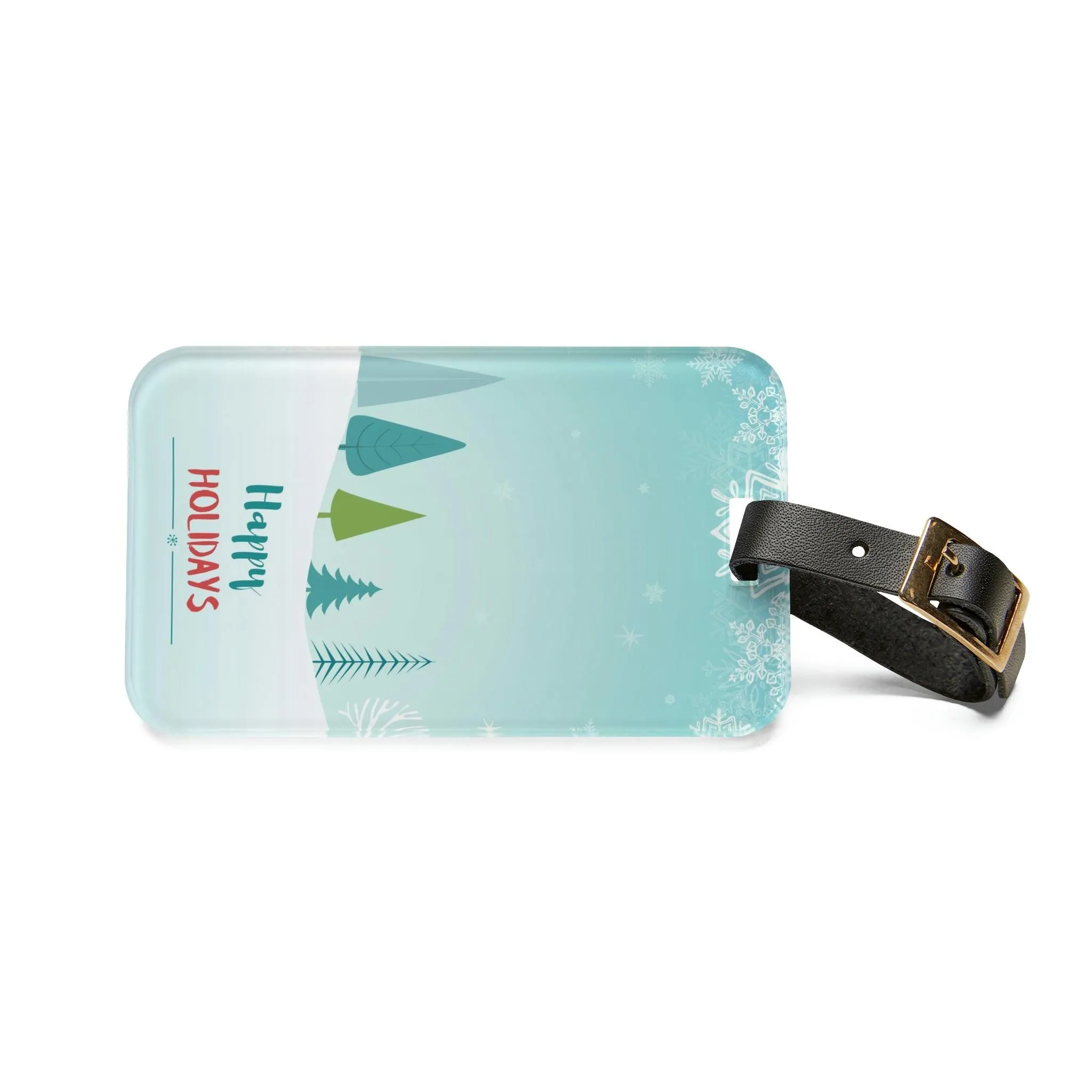 Chic Personalized Travel Luggage Tag Set: Custom Options for Stylish Journeys