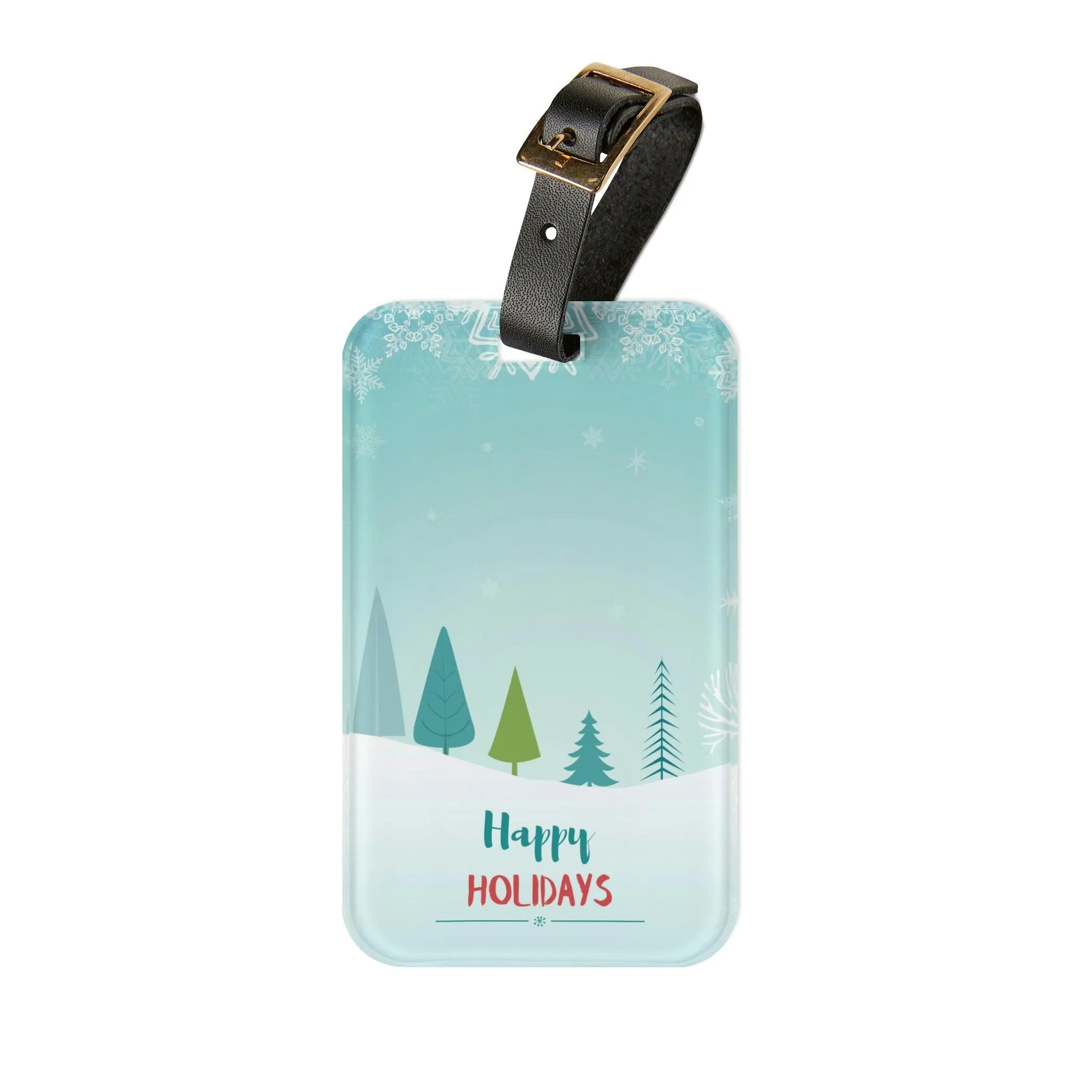 Chic Personalized Travel Luggage Tag Set: Custom Options for Stylish Journeys