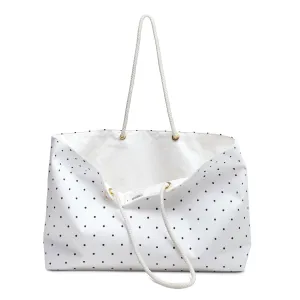 Chic Polka Dot Travel Tote - Experience Luxurious Journeys