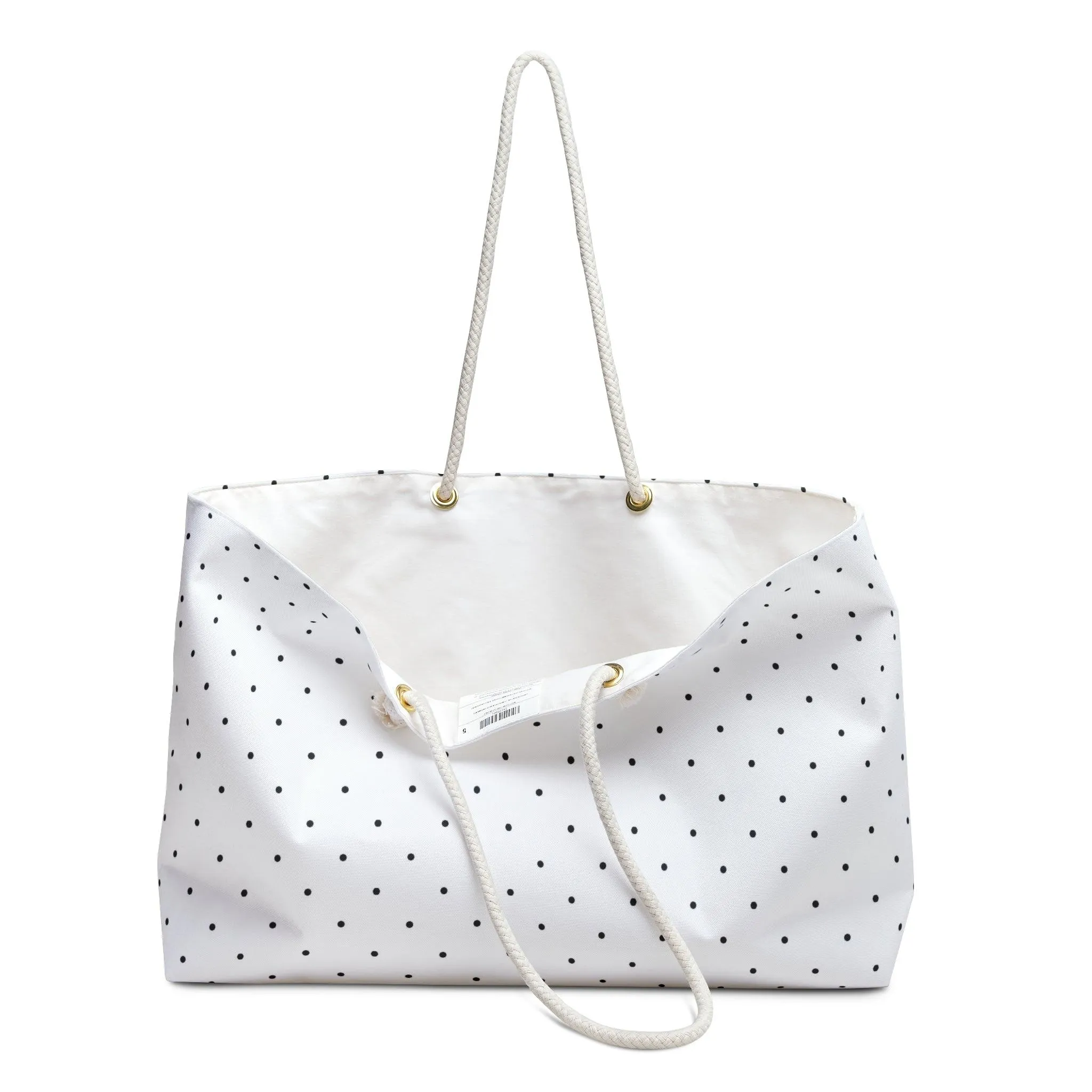 Chic Polka Dot Travel Tote - Experience Luxurious Journeys