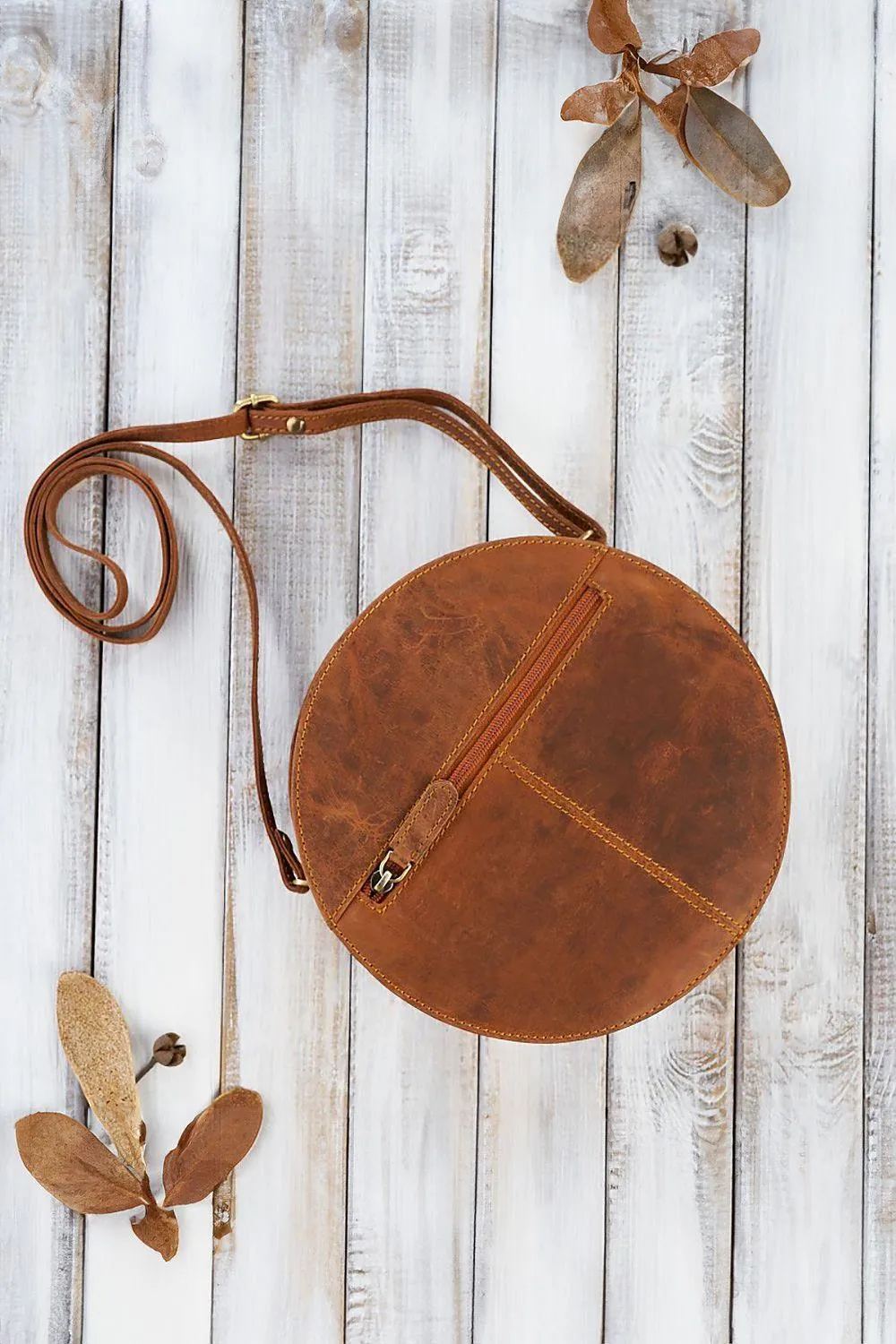 Chic Vintage Leather Shoulder Satchel