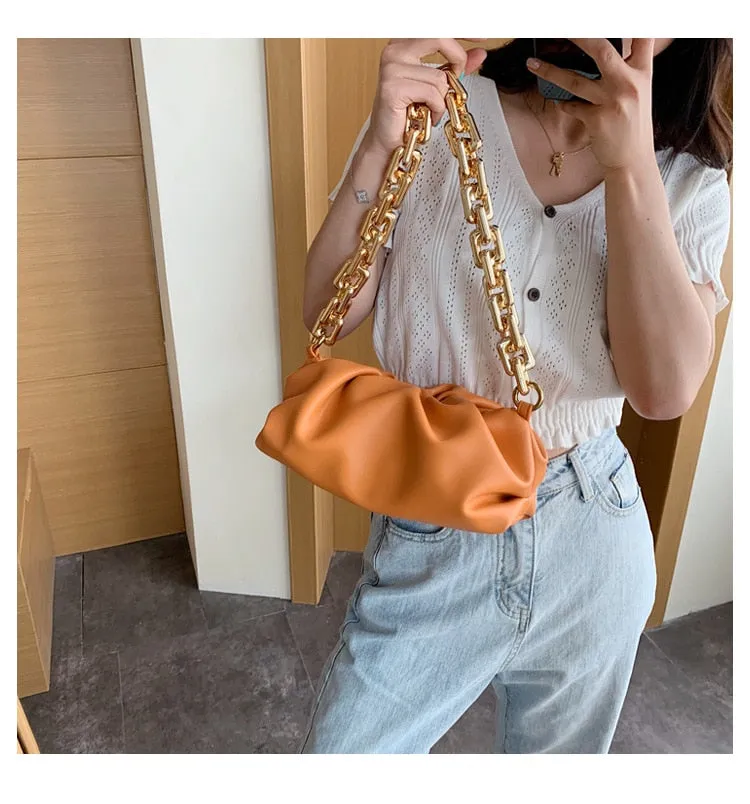 Cloud Style chain Handbag