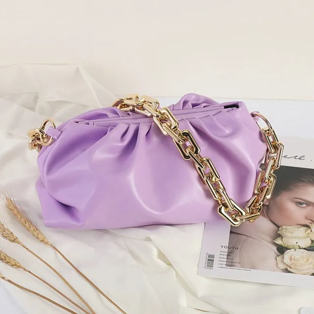 Cloud Style chain Handbag