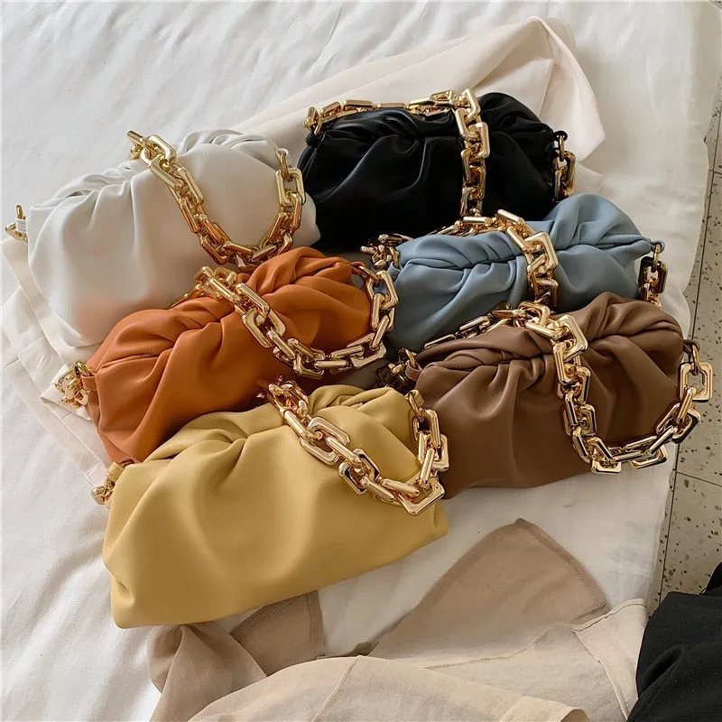 Cloud Style chain Handbag