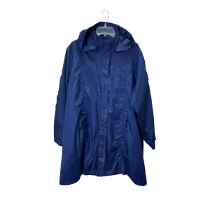 Coat Raincoat By Totes In Blue, Size:3X