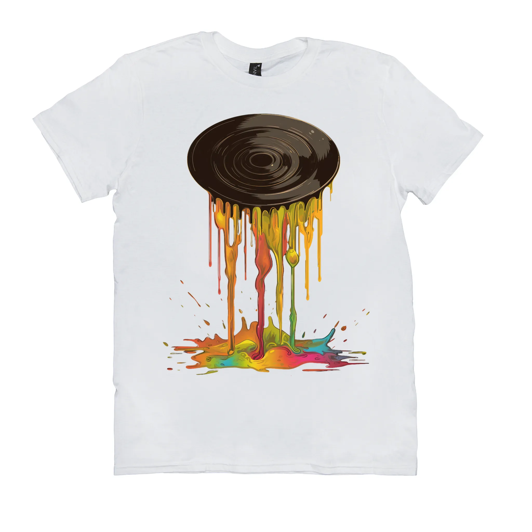 Colorful Vinyl Meltdown T-Shirt