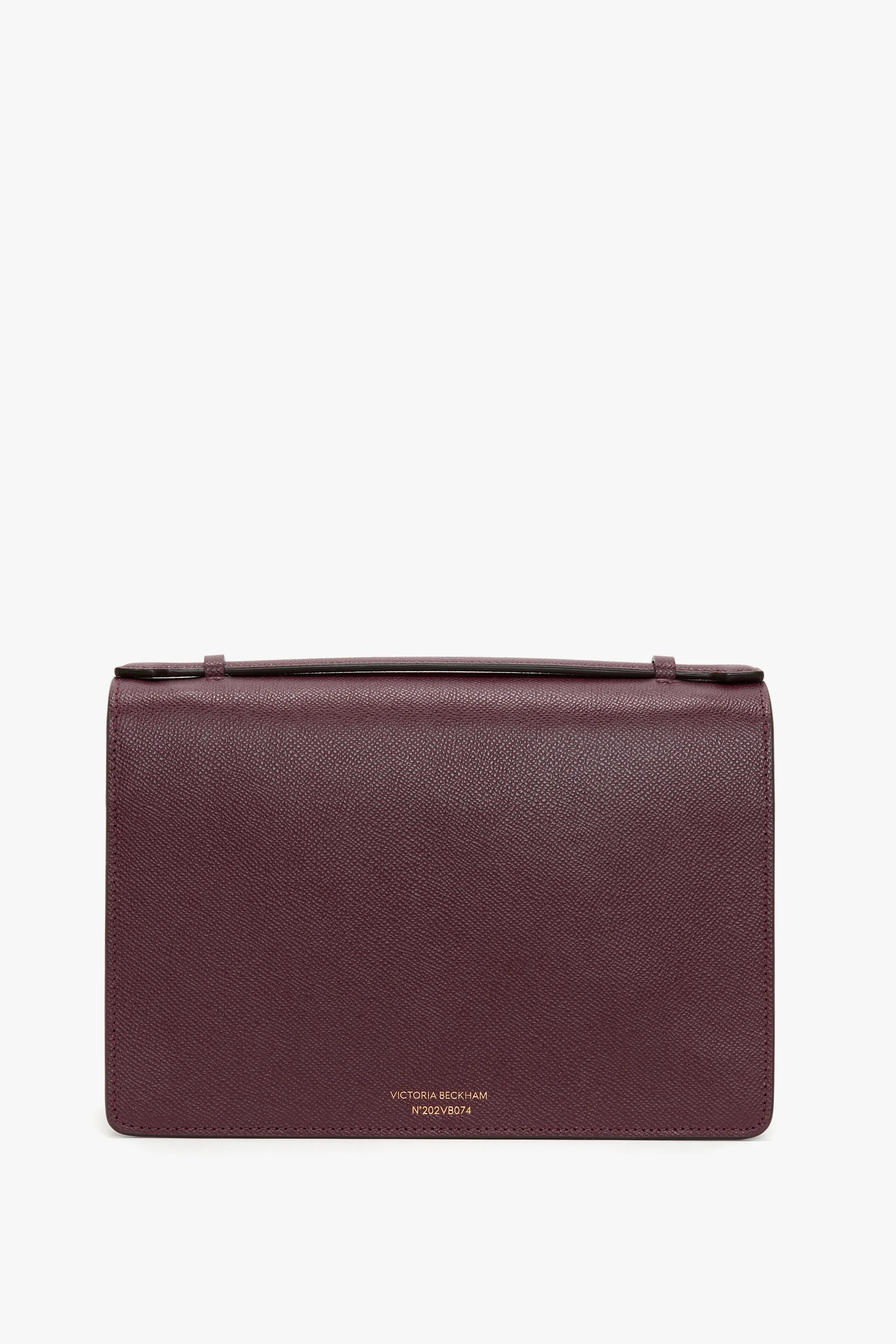 Dorian Bag In Burgundy Grained Leather