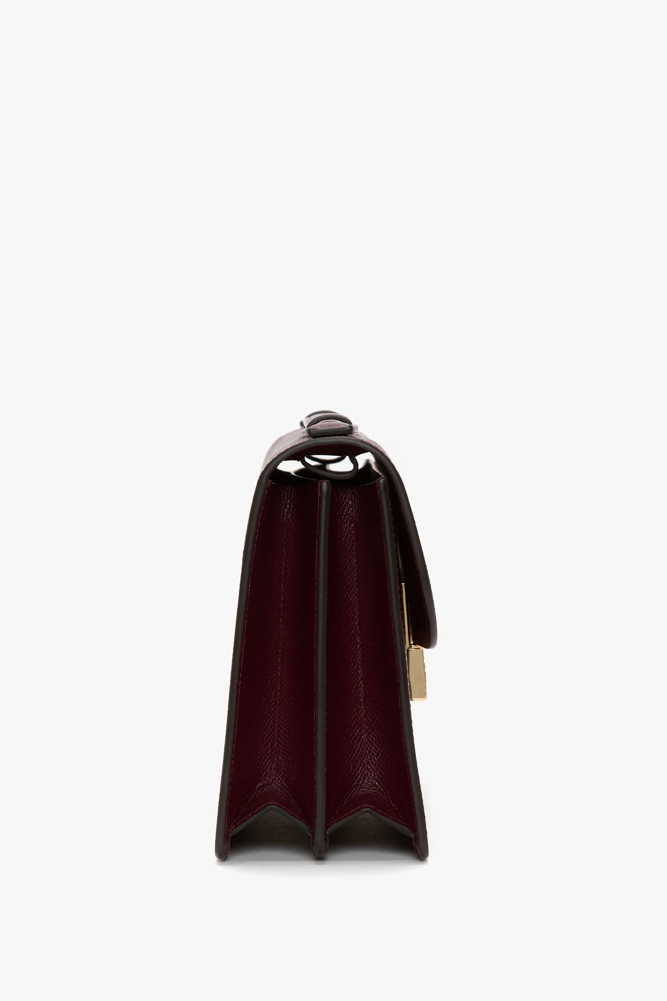 Dorian Bag In Burgundy Grained Leather