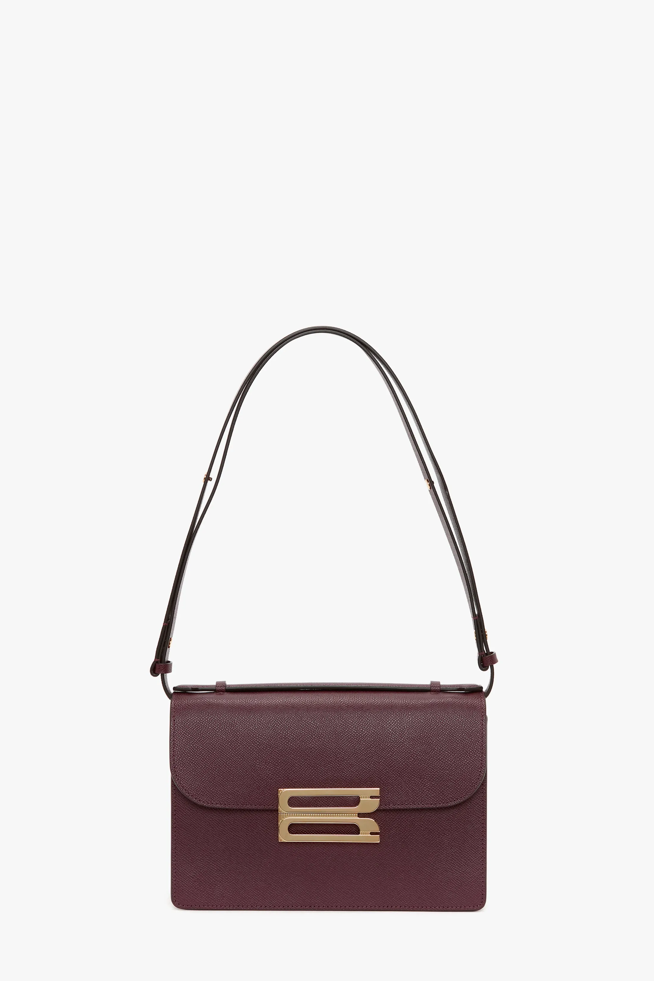 Dorian Bag In Burgundy Grained Leather