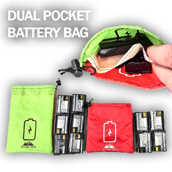 Dual Pocket Battery Bags