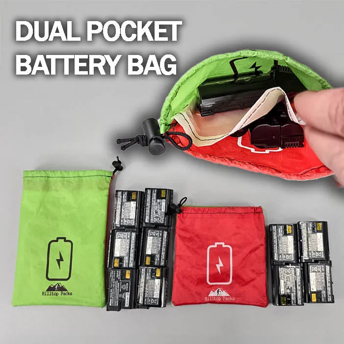 Dual Pocket Battery Bags