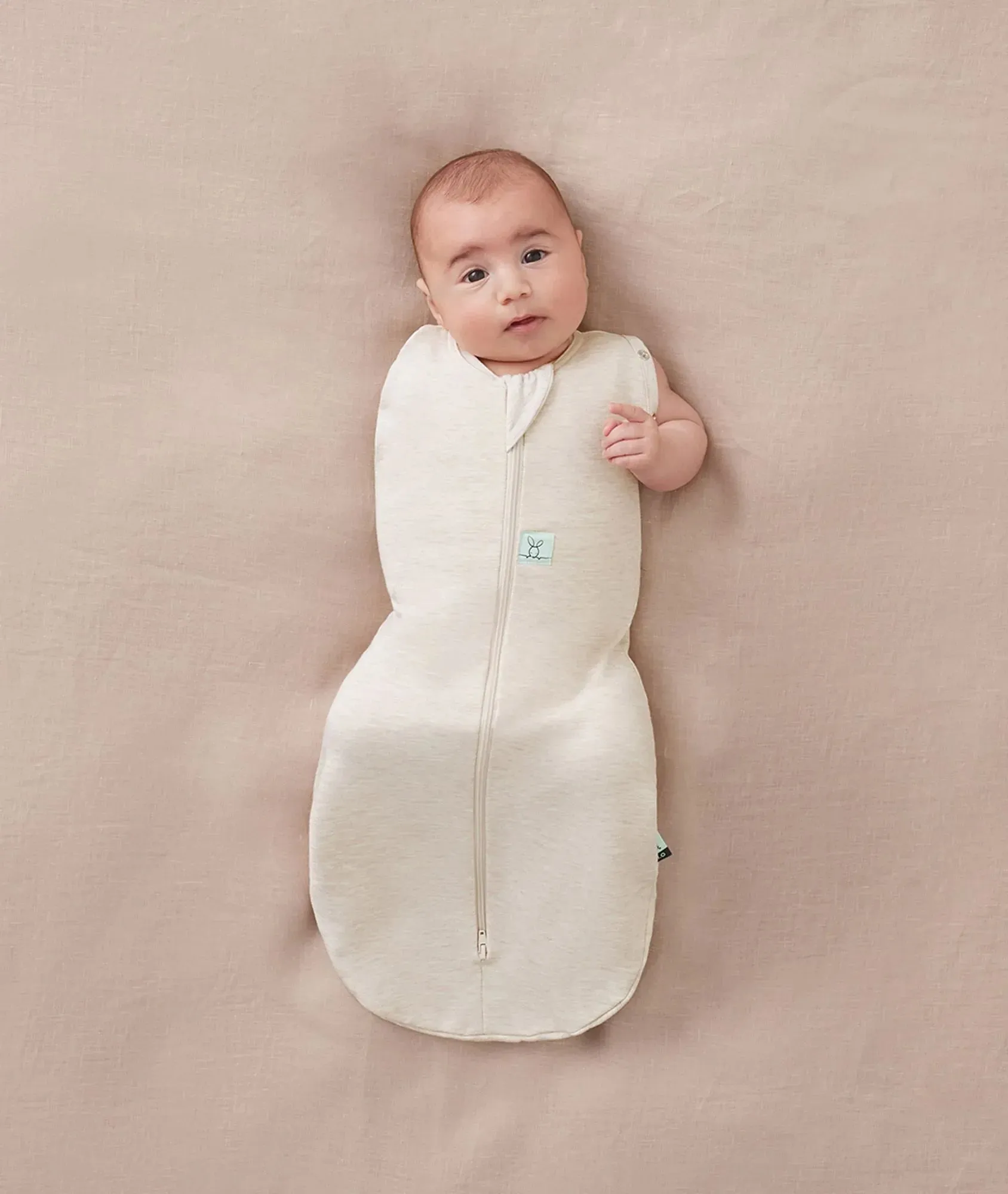 ErgoPouch Cocoon Swaddle Sack 1.0 TOG, Oatmeal Marle