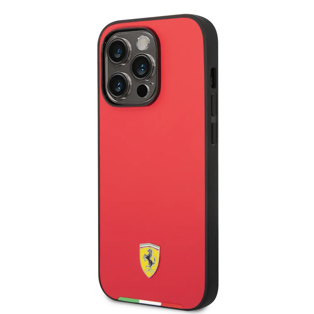 FERRARI COVER WITH ITALIAN FLAG FOR IPHONE 14