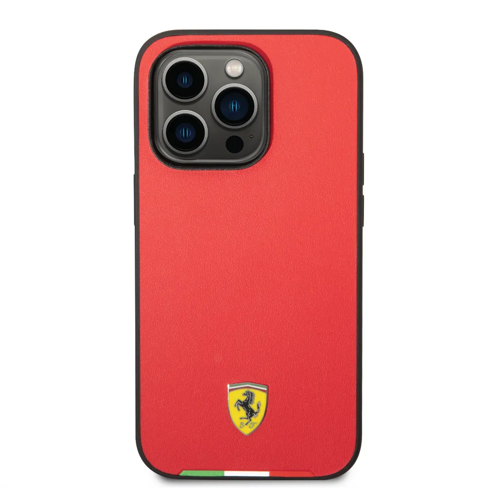 FERRARI COVER WITH ITALIAN FLAG FOR IPHONE 14