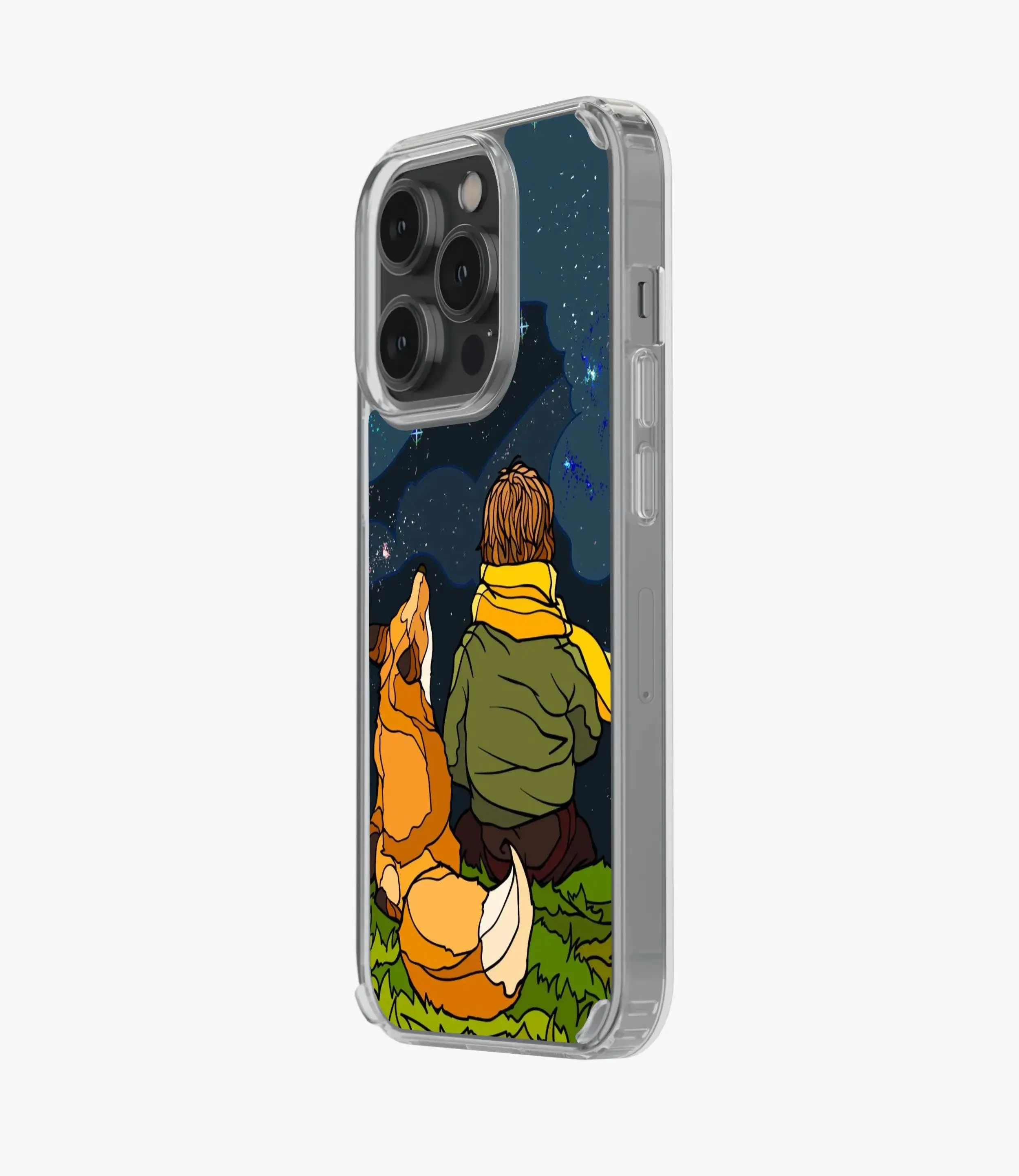 Gazing Stars With Dog Silicone Case