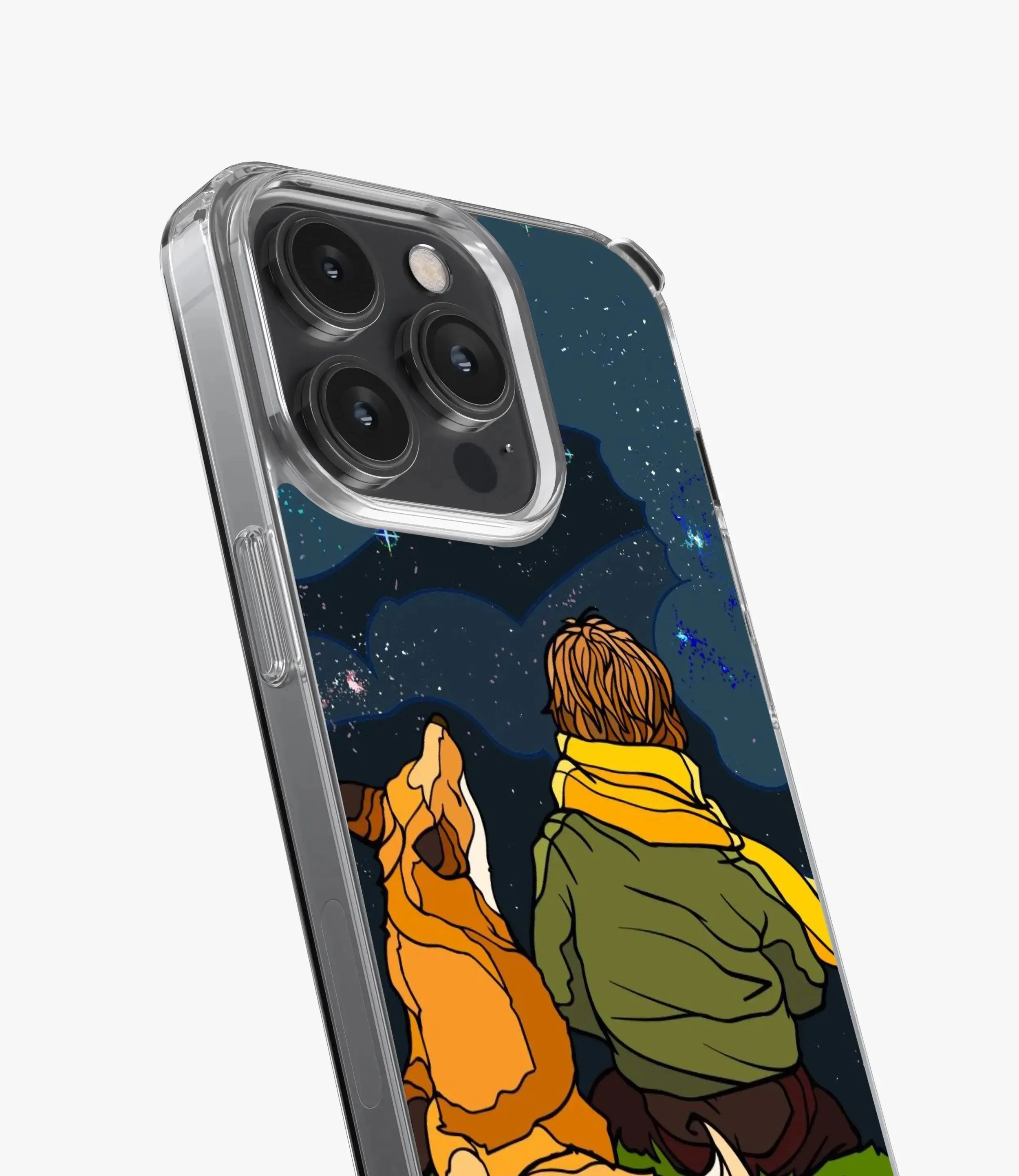 Gazing Stars With Dog Silicone Case