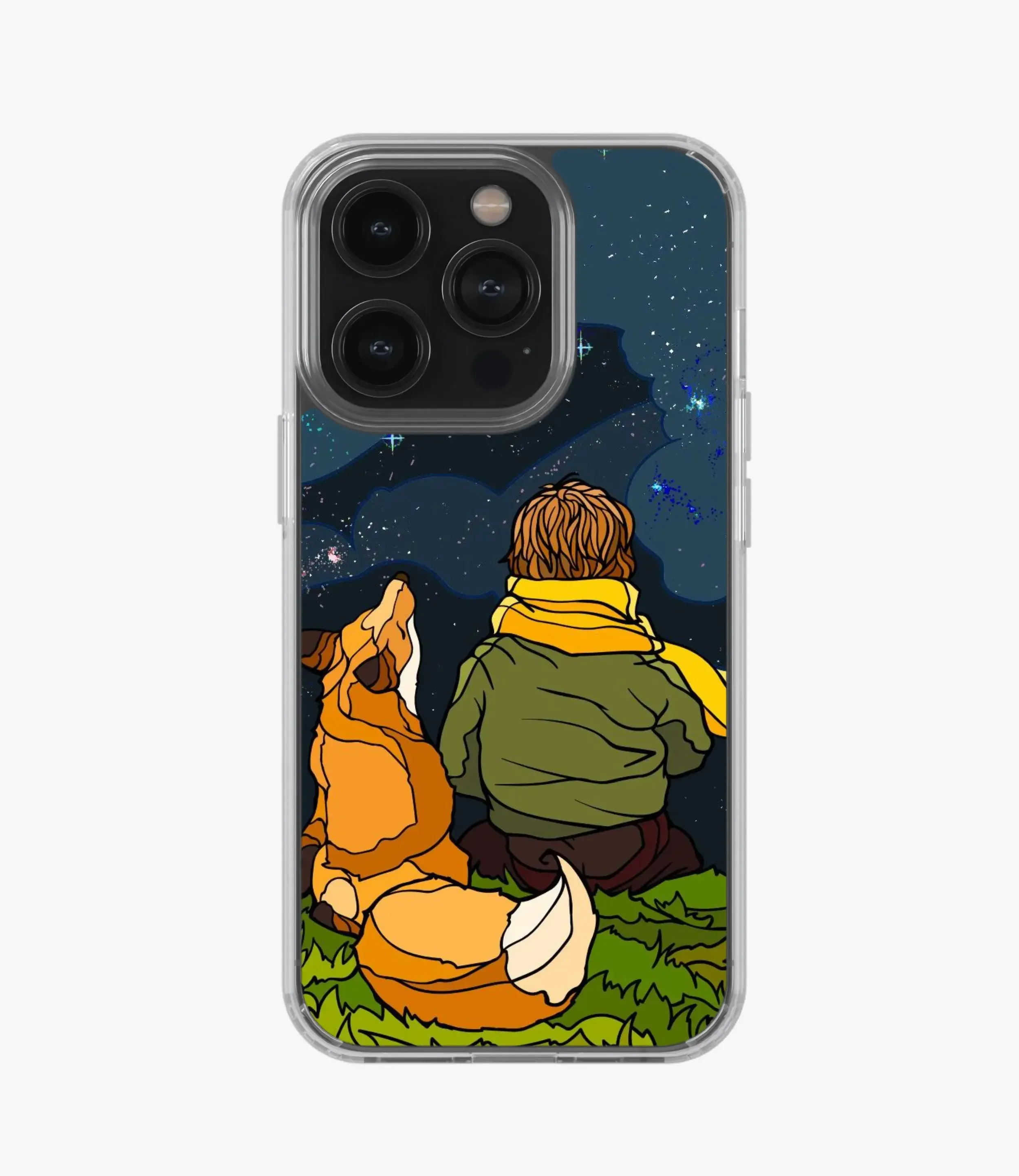 Gazing Stars With Dog Silicone Case