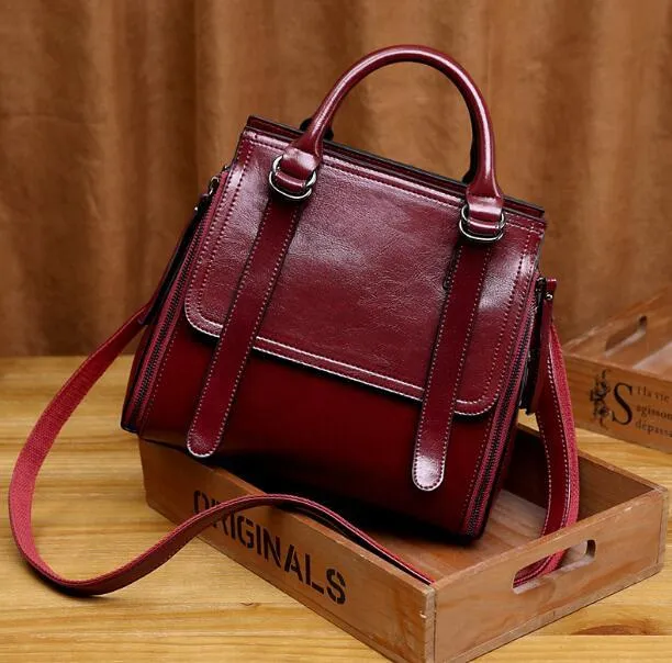 Genuine Leather Luxury Brand Crossbody Handbags