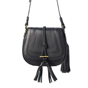 'Harriet' Mini Saddle Bag - Black