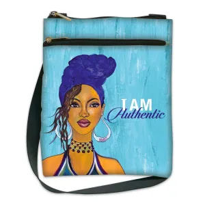 I am Authentic Crossbody Travel Purse