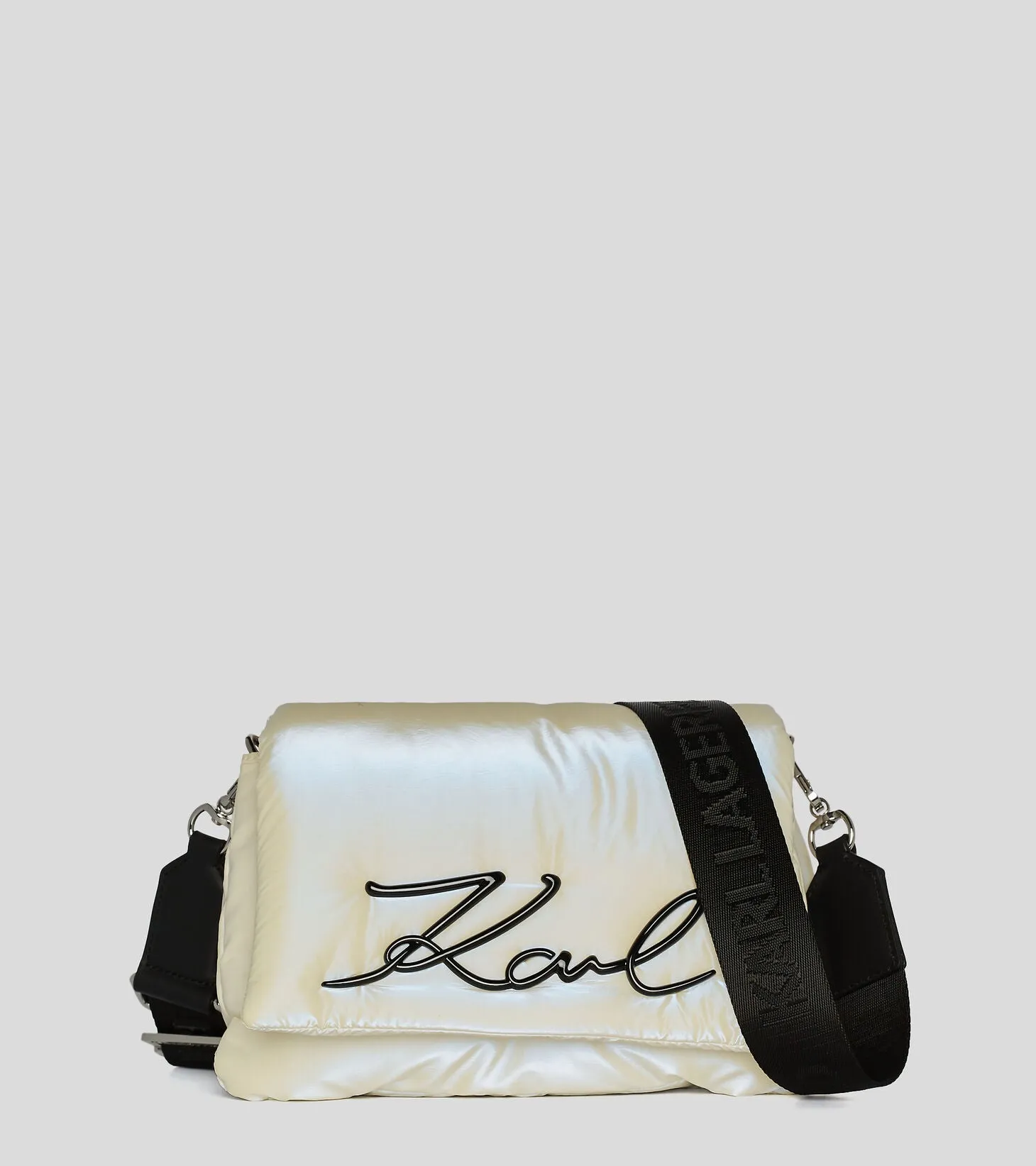 K/SIGNATURE SOFT SHOULDER BAG