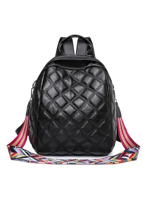 Large-capacity Fashion Check Backpack