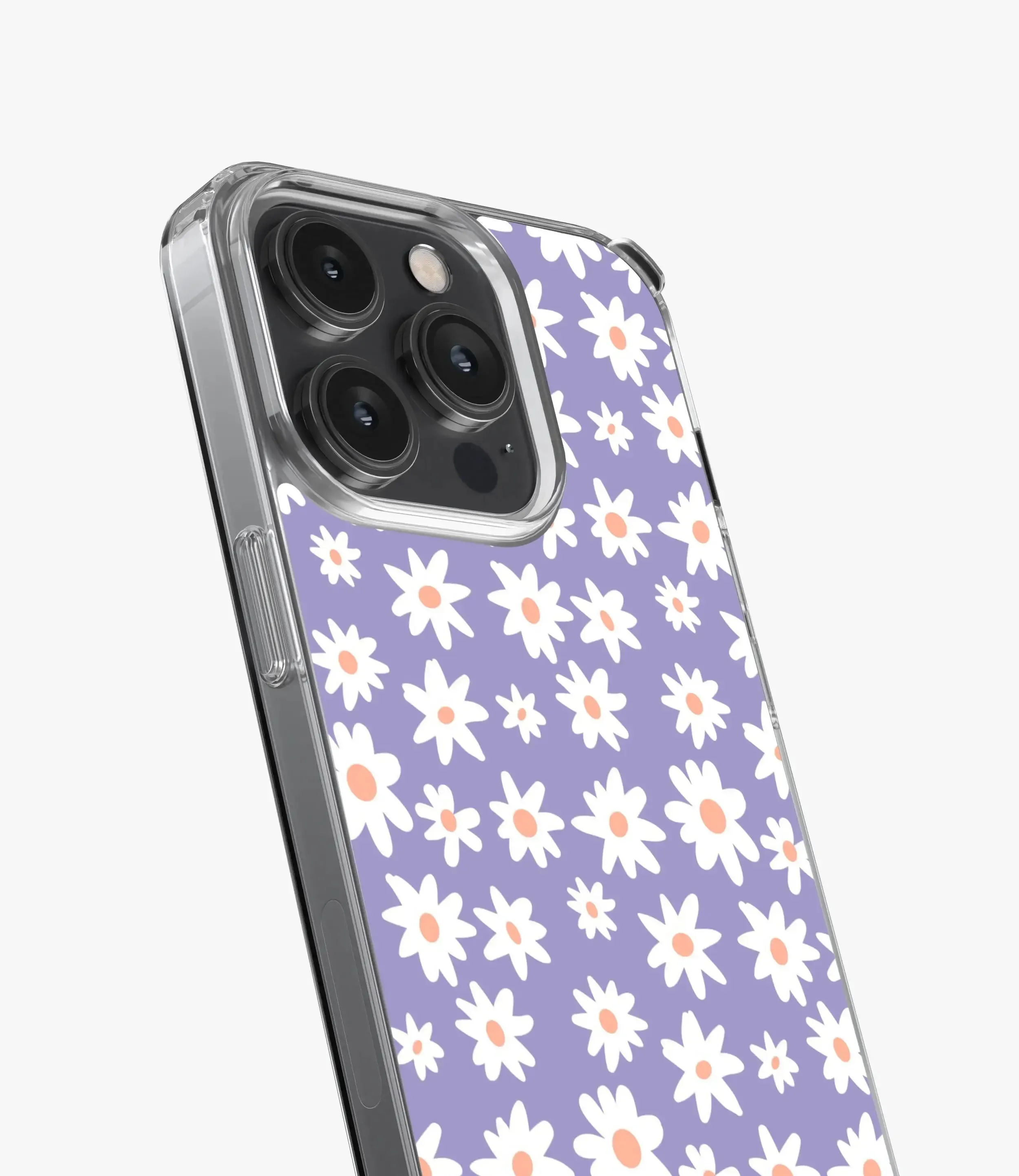 Lavender 70's Floral Silicone Case