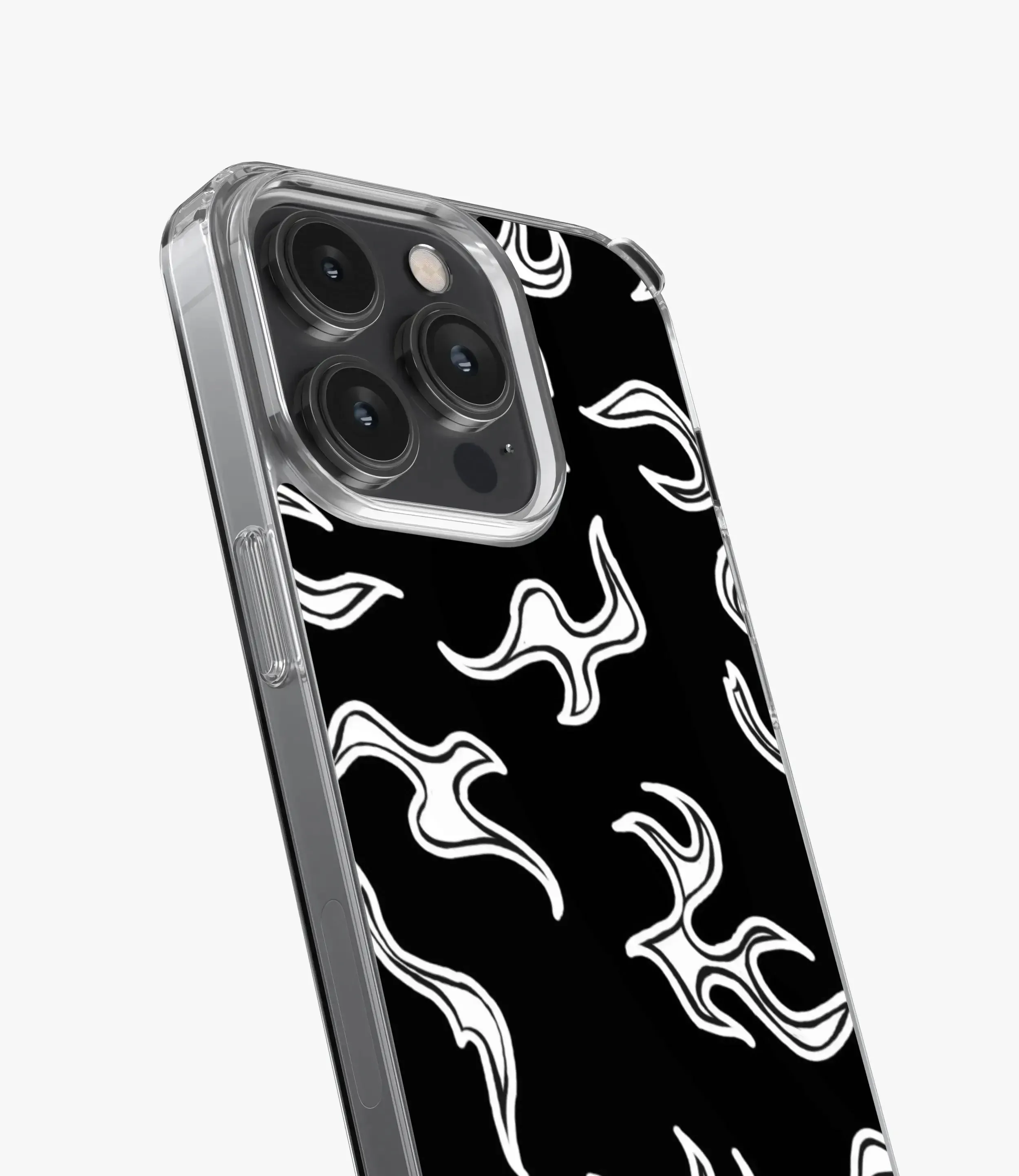 Lil Black Flame Y2K Silicone Case