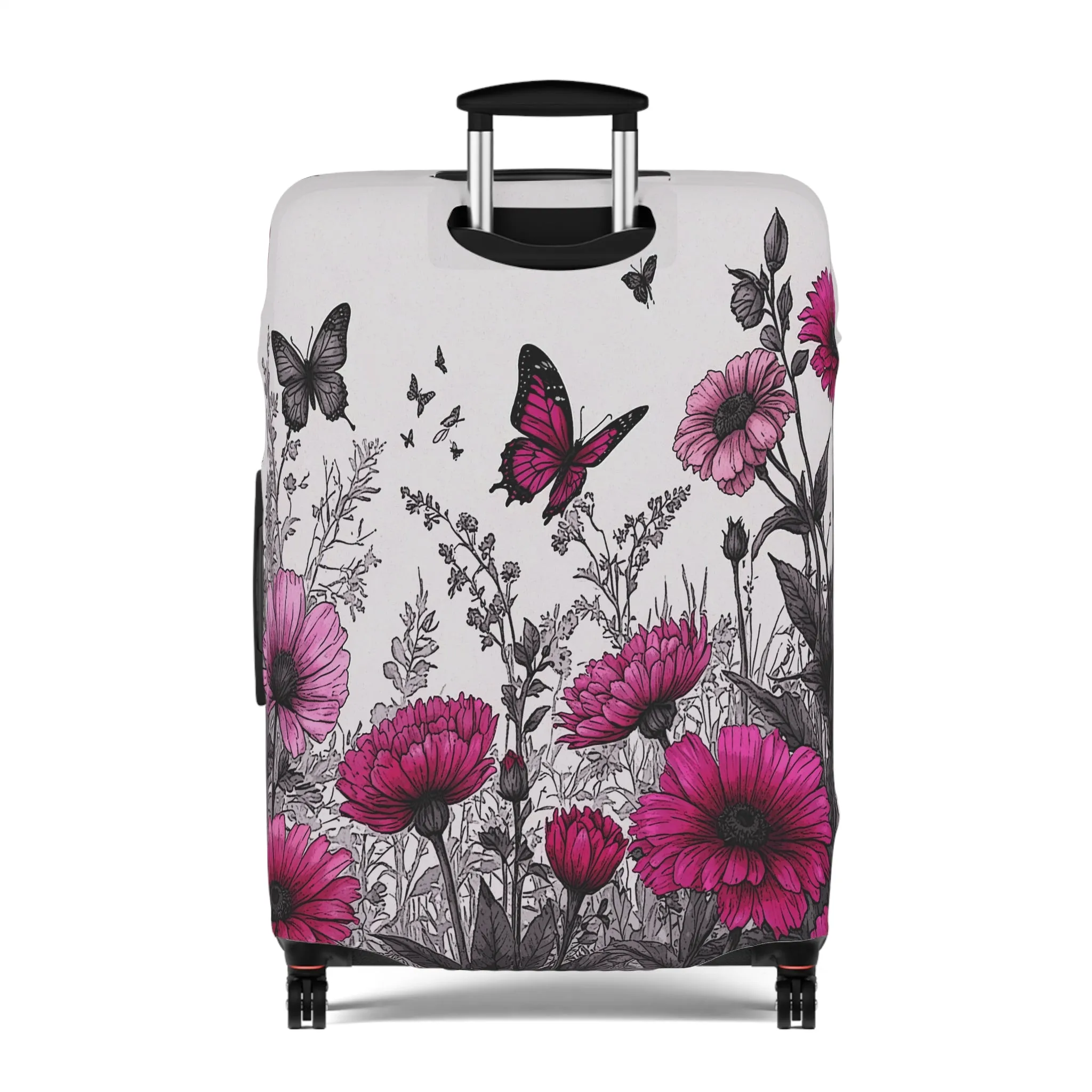 Luggage Cover, Floral and Butterflies, awd-1743